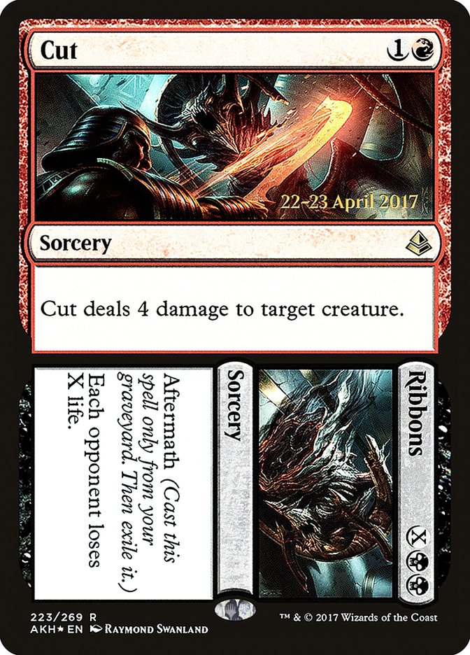 Cut // Ribbons [Amonkhet Prerelease Promos] | Good Games Cannington