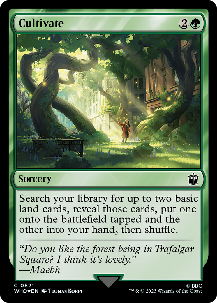 Cultivate (Surge Foil) [Doctor Who] | Good Games Cannington