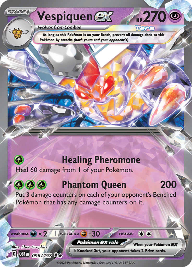 Vespiquen ex (096/197) [Scarlet & Violet: Obsidian Flames] | Good Games Cannington