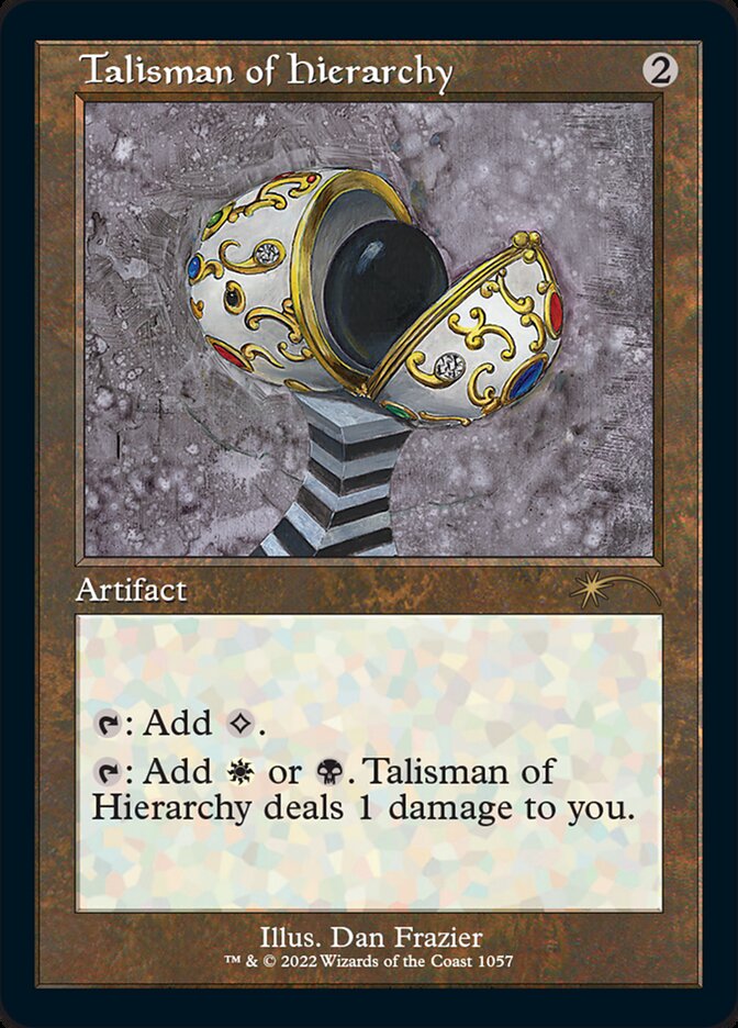 Talisman of Hierarchy (Foil Etched) [Secret Lair Drop Series] | Good Games Cannington