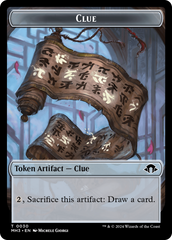 Eldrazi Spawn // Clue Double-Sided Token [Modern Horizons 3 Tokens] | Good Games Cannington