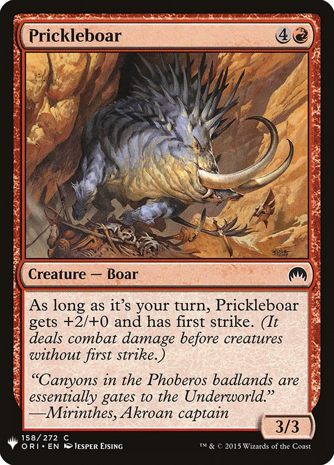 Prickleboar [Mystery Booster] | Good Games Cannington