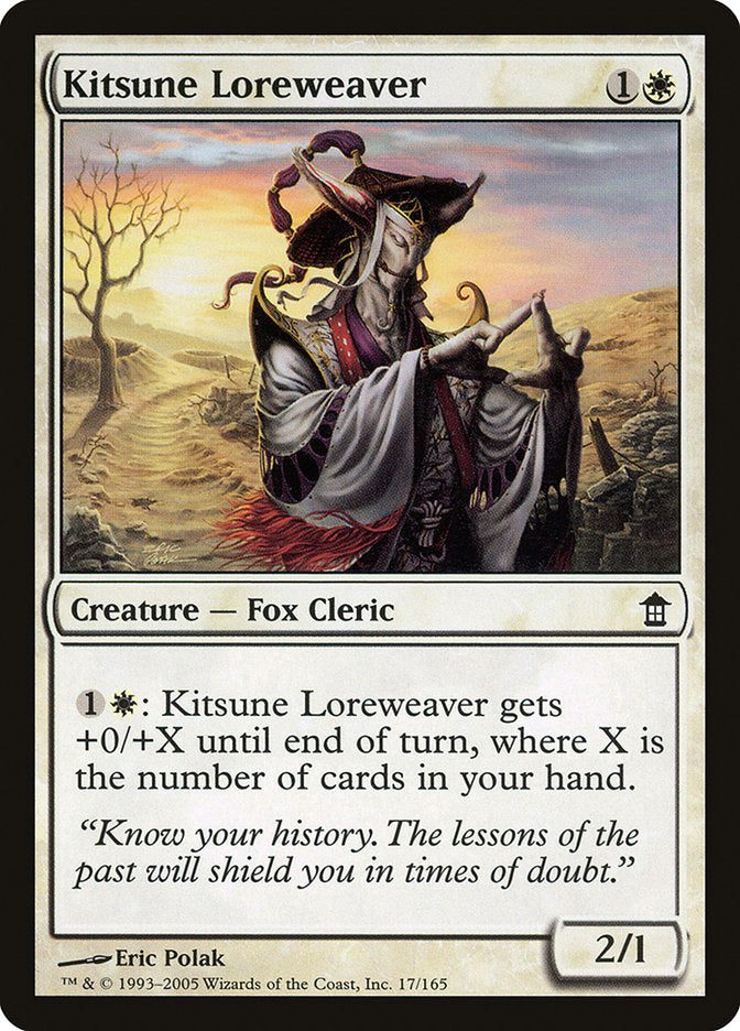 Kitsune Loreweaver [Saviors of Kamigawa] | Good Games Cannington