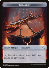 Treasure (21) // Zombie Double-Sided Token [March of the Machine Tokens] | Good Games Cannington