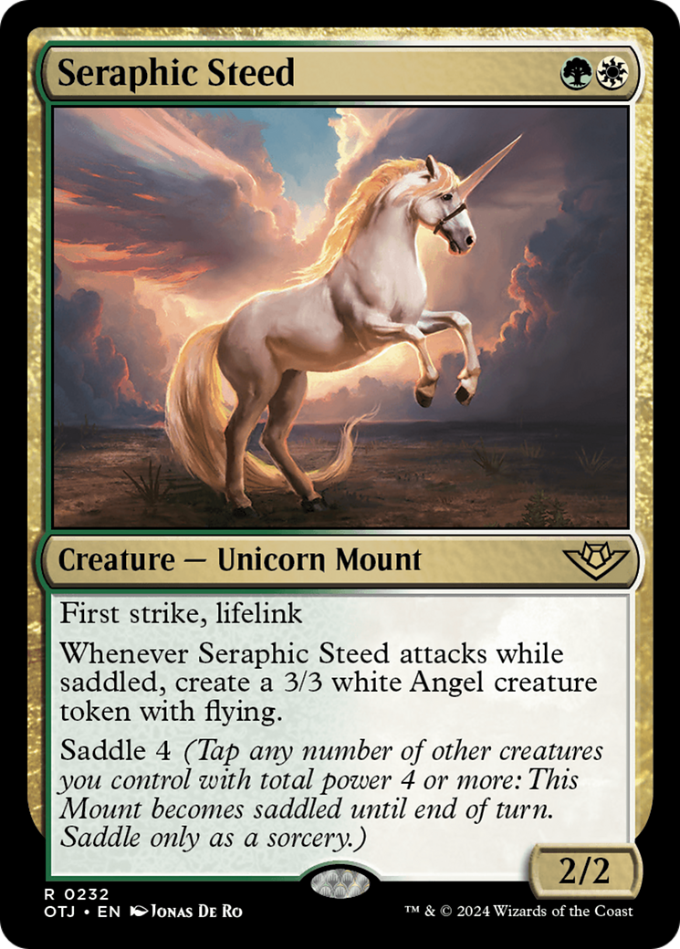 Seraphic Steed [Outlaws of Thunder Junction] | Good Games Cannington