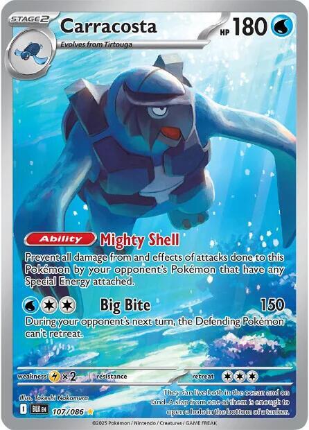 Carracosta 107/086 (SV: Black Bolt)  - Holofoil | Good Games Cannington