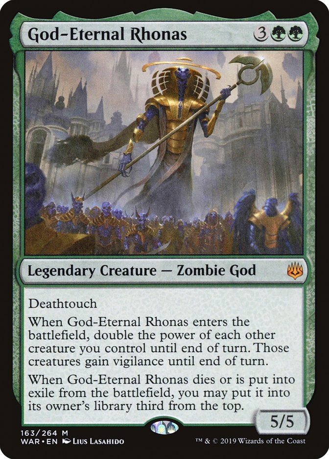 God-Eternal Rhonas 163 (War of the Spark)  - Foil | Good Games Cannington