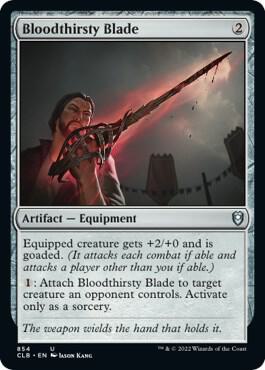 Bloodthirsty Blade 854 (Commander Legends: Battle for Baldur's Gate)  | Good Games Cannington