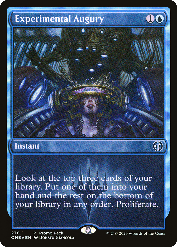 Experimental Augury (Promo Pack) [Phyrexia: All Will Be One Promos] | Good Games Cannington
