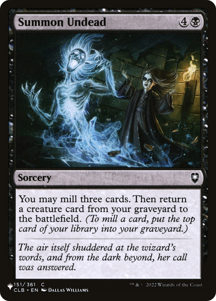 Summon Undead [The List] | Good Games Cannington