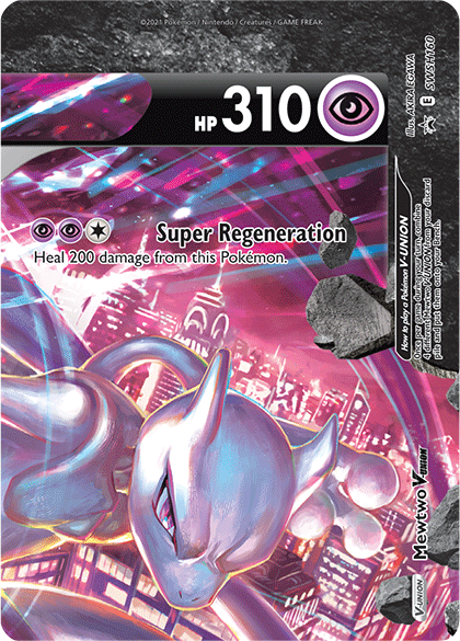 Mewtwo V-Union (SWSH160) [Sword & Shield: Black Star Promos] | Good Games Cannington