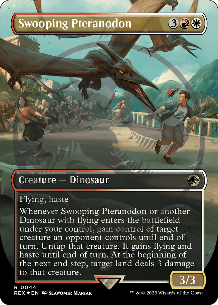 Swooping Pteranodon (Emblem) (Borderless) [Jurassic World Collection Tokens] | Good Games Cannington