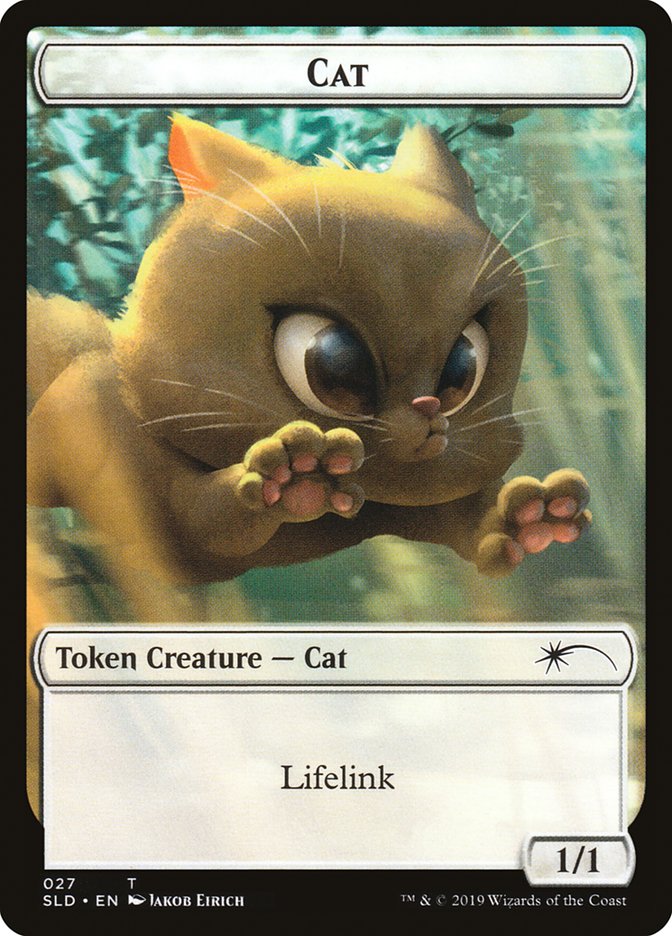 Cat (27) // Cat (28) Double-Sided Token [Secret Lair Drop Series] | Good Games Cannington