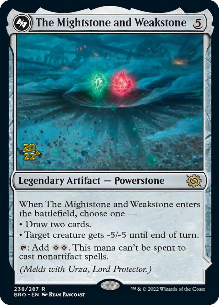The Mightstone and Weakstone [The Brothers' War Prerelease Promos] | Good Games Cannington