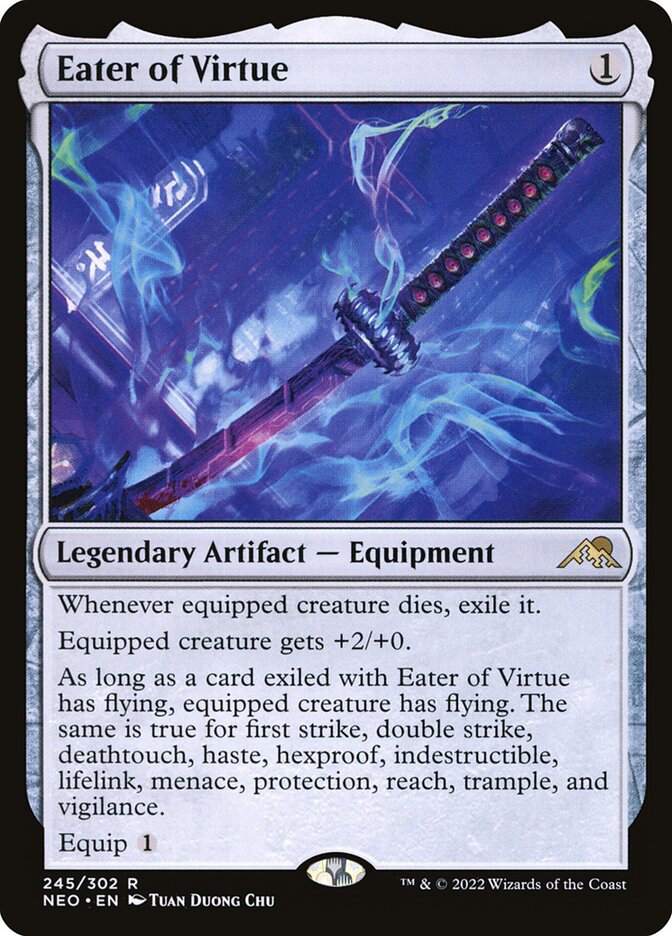 Eater of Virtue 245/302 (Kamigawa: Neon Dynasty)  | Good Games Cannington