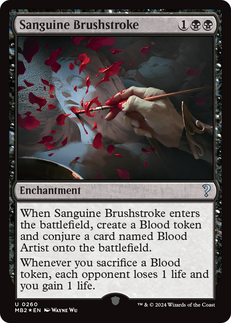 Sanguine Brushstroke [Mystery Booster 2] | Good Games Cannington