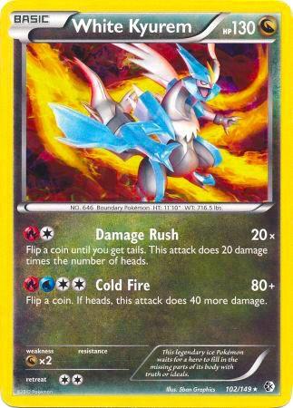 White Kyurem 102 149 BW Boundaries Crossed (Deck Exclusives)  - Holofoil | Good Games Cannington