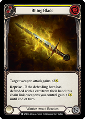 Biting Blade (Yellow) [U-WTR136] (Welcome to Rathe Unlimited)  Unlimited Normal | Good Games Cannington