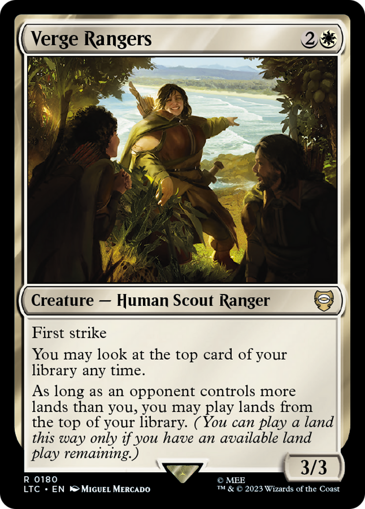 Verge Rangers [The Lord of the Rings: Tales of Middle-Earth Commander] | Good Games Cannington