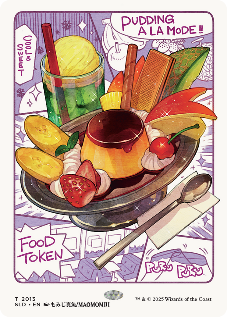 Food Token (2013) (Rainbow Foil) [Secret Lair Drop Series] | Good Games Cannington