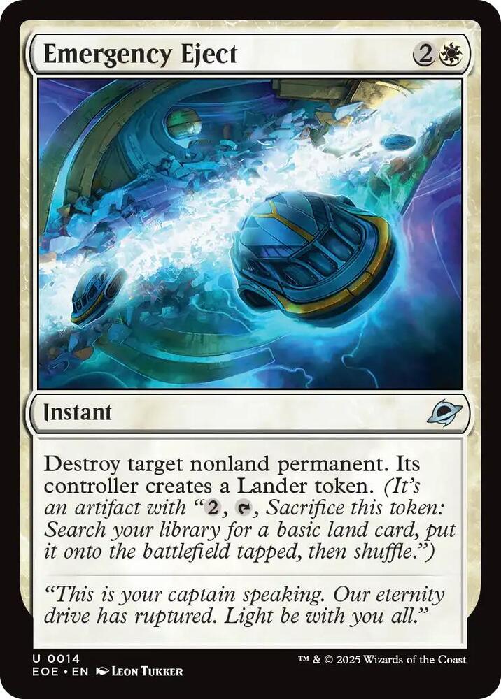Emergency Eject 14 (Edge of Eternities)  - Foil | Good Games Cannington