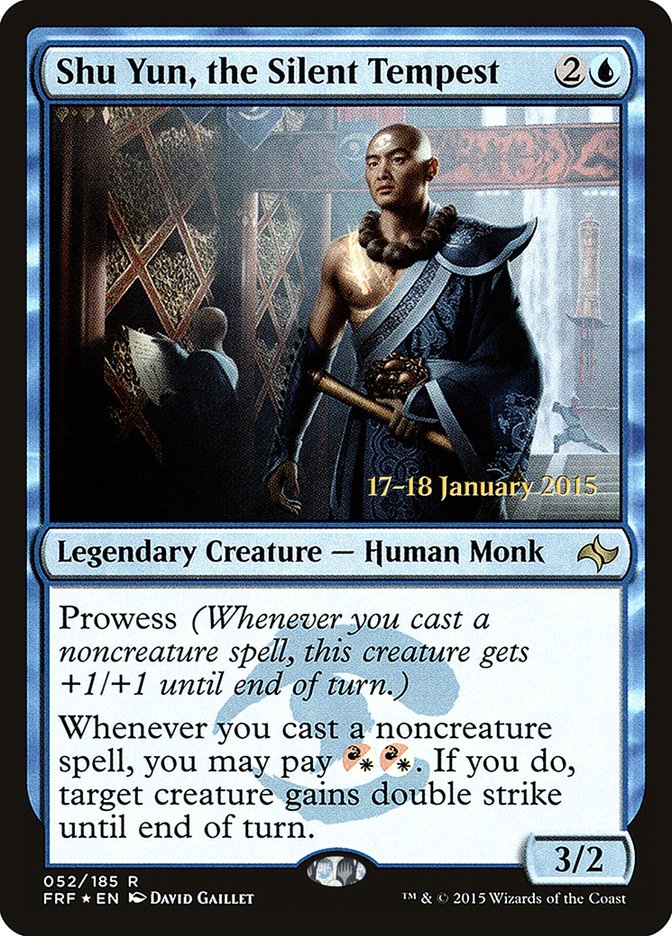 Shu Yun, the Silent Tempest [Fate Reforged Prerelease Promos] | Good Games Cannington