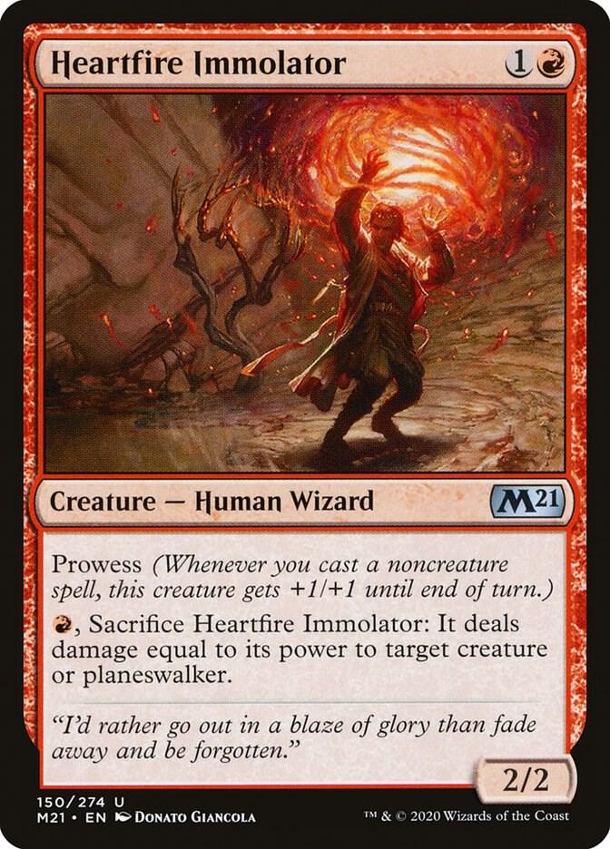 Heartfire Immolator 150 (Core Set 2021)  | Good Games Cannington