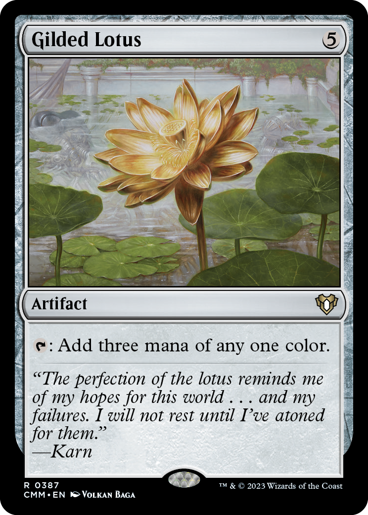 Gilded Lotus [Commander Masters] | Good Games Cannington