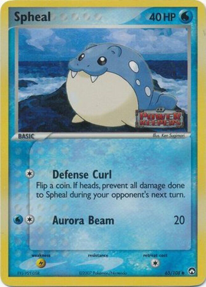 Spheal (65/108) (Stamped) [EX: Power Keepers] | Good Games Cannington