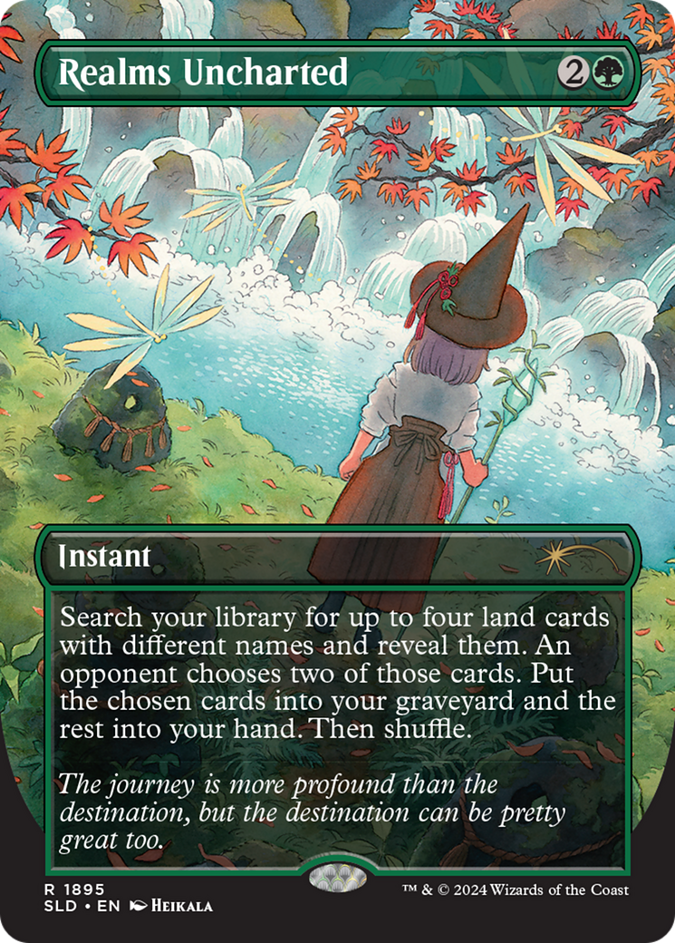 Realms Uncharted (Rainbow Foil) [Secret Lair Drop Series] | Good Games Cannington