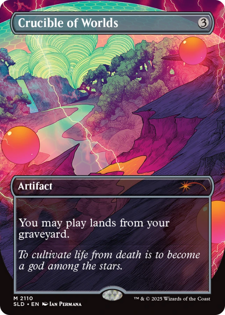 Crucible of Worlds (Galaxy Foil) [Secret Lair Drop Series] | Good Games Cannington