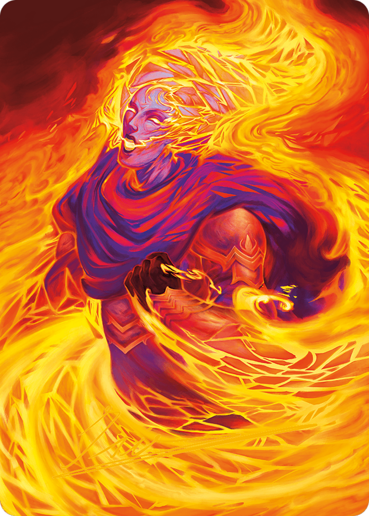 Flare of Duplication Art Card (Gold-Stamped Signature) [Modern Horizons 3 Art Series] | Good Games Cannington