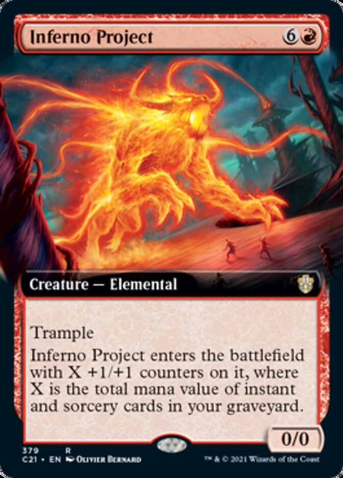 Inferno Project (Extended Art) [Commander 2021] | Good Games Cannington