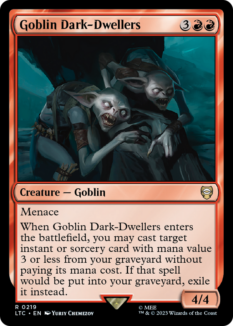 Goblin Dark-Dwellers [The Lord of the Rings: Tales of Middle-Earth Commander] | Good Games Cannington