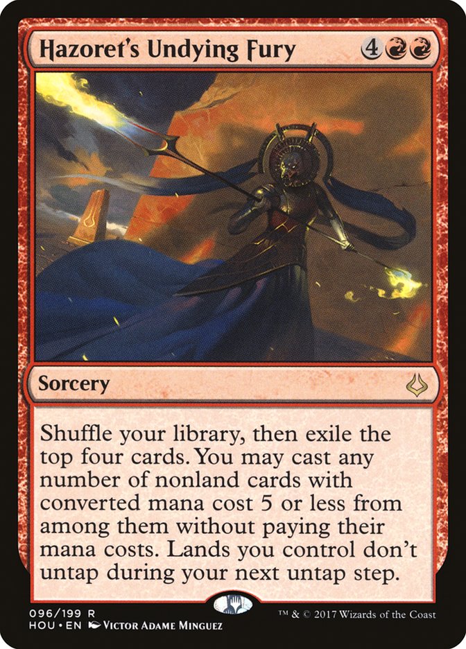 Hazoret's Undying Fury 96 (Hour of Devastation)  | Good Games Cannington