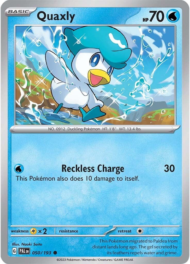 Quaxly (050/193) [Scarlet & Violet: Paldea Evolved] | Good Games Cannington
