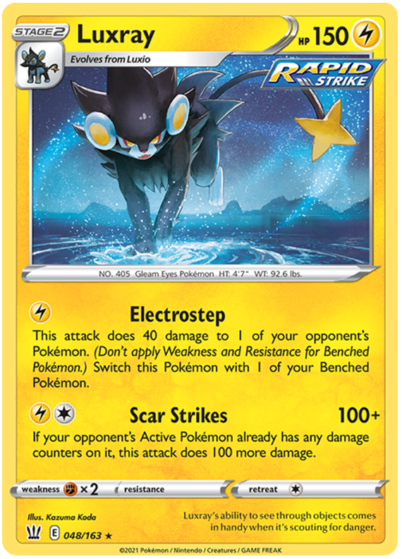 Luxray (048/163) [Sword & Shield: Battle Styles] | Good Games Cannington