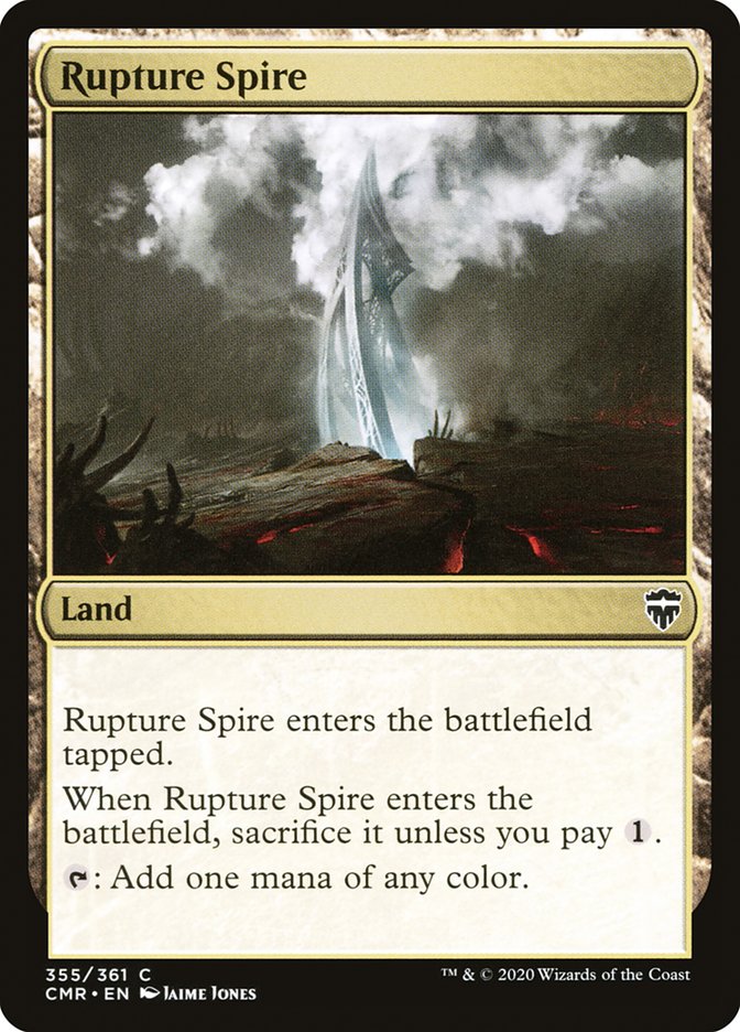 Rupture Spire (355) [Commander Legends] | Good Games Cannington