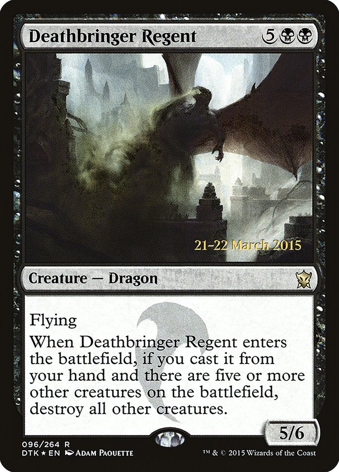 Deathbringer Regent [Dragons of Tarkir Prerelease Promos] | Good Games Cannington