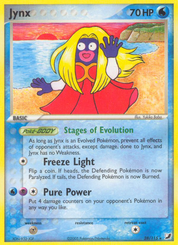 Jynx (28/115) [EX: Unseen Forces] | Good Games Cannington