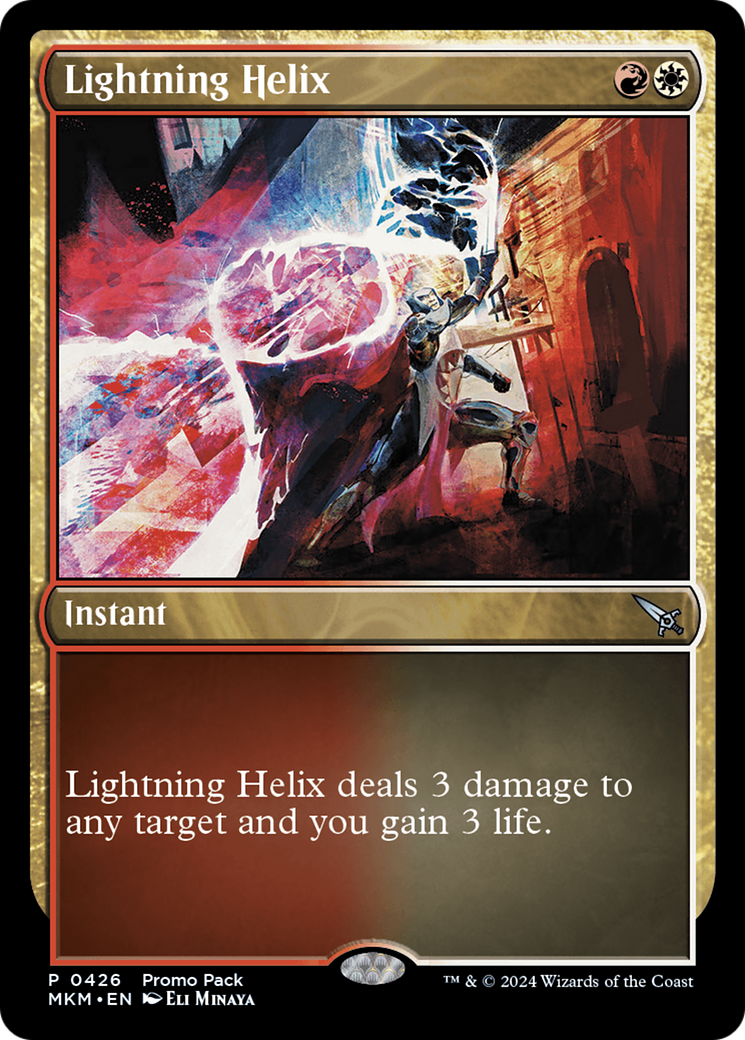 Lightning Helix (Promo Pack) [Murders at Karlov Manor Promos] | Good Games Cannington