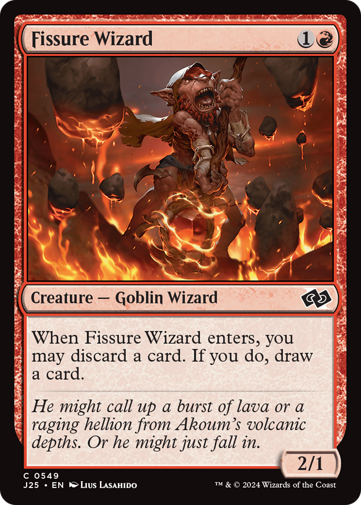 Fissure Wizard [Foundations Jumpstart] | Good Games Cannington