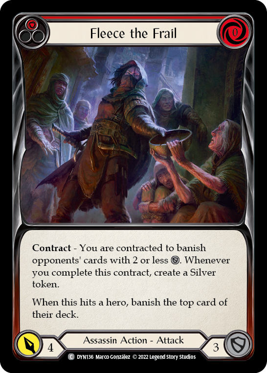 Fleece the Frail (Red) [DYN136] (Dynasty) | Good Games Cannington