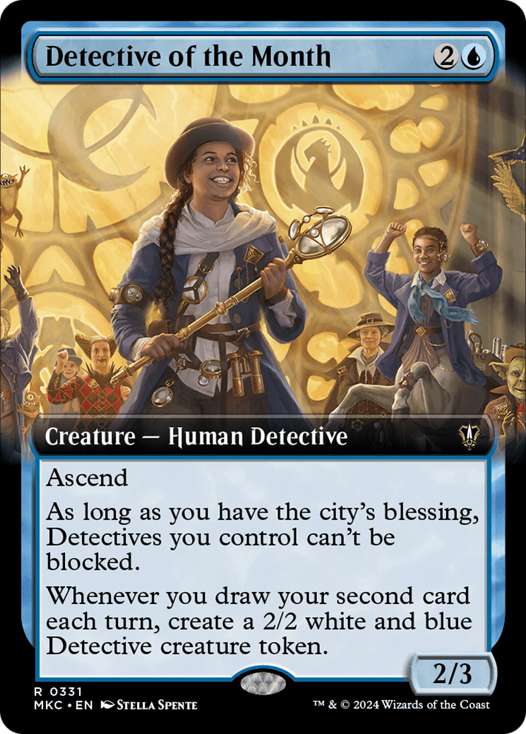 Detective of the Month (Extended Art) [Murders at Karlov Manor Commander] | Good Games Cannington