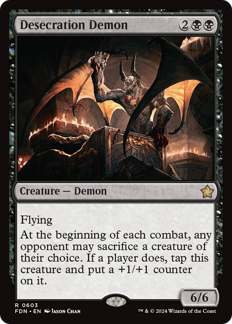 Desecration Demon [Foundations] | Good Games Cannington