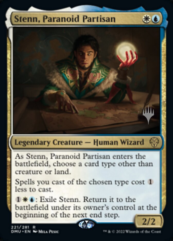 Stenn, Paranoid Partisan (Promo Pack) [Dominaria United Promos] | Good Games Cannington
