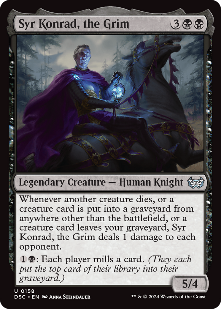 Syr Konrad, the Grim [Duskmourn: House of Horror Commander] | Good Games Cannington