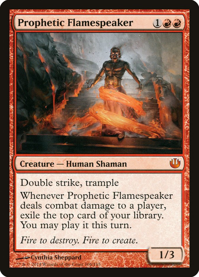 Prophetic Flamespeaker 106/165 (Journey Into Nyx)  | Good Games Cannington