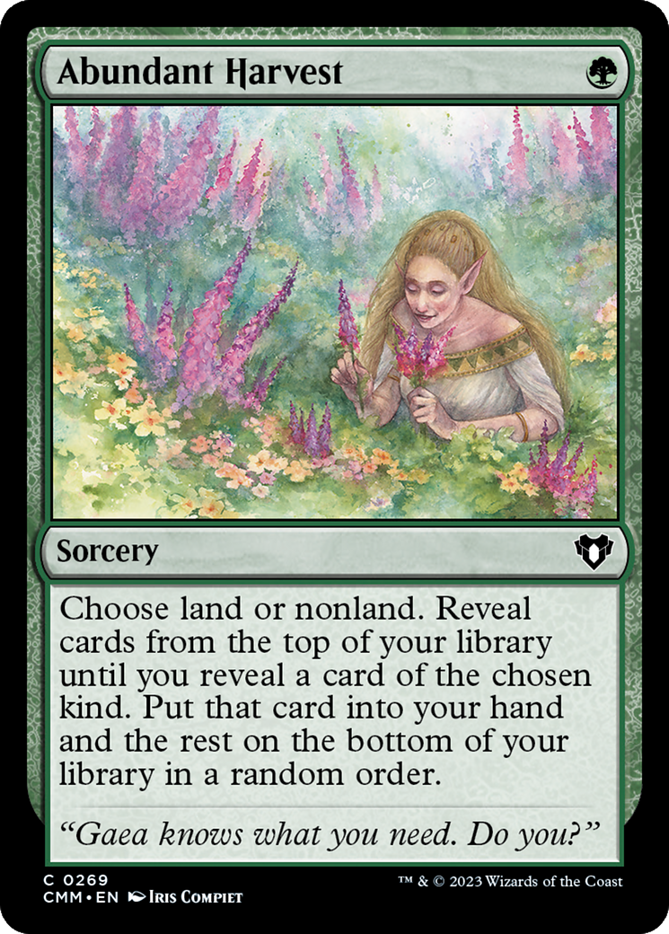 Abundant Harvest [Commander Masters] | Good Games Cannington