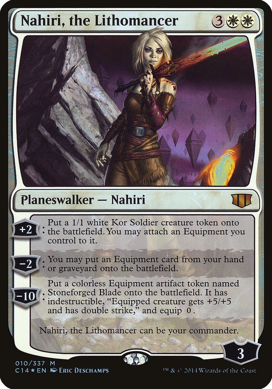 Nahiri, the Lithomancer (Oversized) [Commander 2014 Oversized] | Good Games Cannington